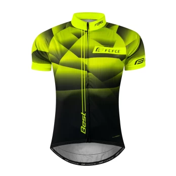Marškinėliai FORCE Best (juoda/fluorescencinė) L