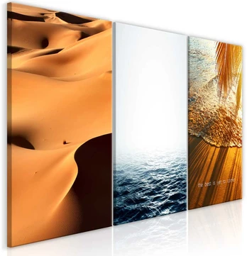 Artgeist Paveikslas - Sand and Water (3 Parts)