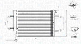 Kondensatorius, oro kondicionierius MAGNETI MARELLI 350203911000