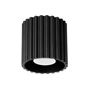Sollux Lighting lubinis šviestuvas Aura 1, juodas