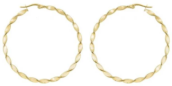 Troli Round auksinis-plated earrings 2 - 5 cm