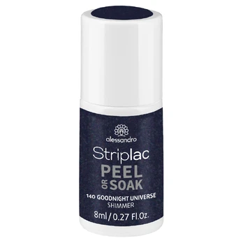 Alessandro STRIPLAC PEEL OR SOAK nagų lakas GOOD NIGHT UNIVERSE 8 ml