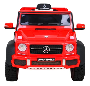 Elektromobilis Mercedes G63 6x6 AMG, raudonas