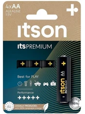 itson itsPREMIUM battery Alkaline LR6IPR/4CP kaina