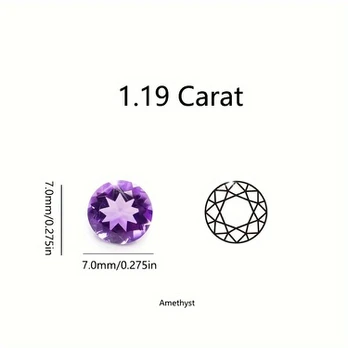 Ametistai, 7 mm