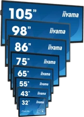 Monitorius iiyama ProLite TF5539AS-B1AG, 24/7, 138.6cm (54.6), Projected Capacitive, 4K, USB, RS232, Ethernet, Android, kit (USB)