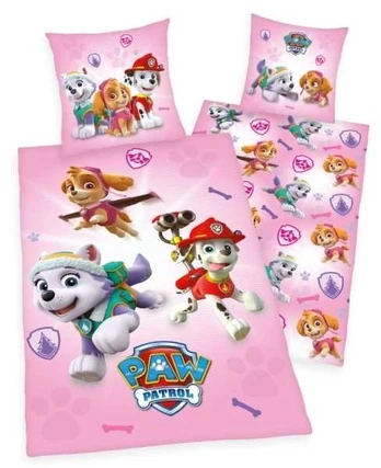 MCU Paw Patrol Rožinė Sengetøj - 100 procent bomuld