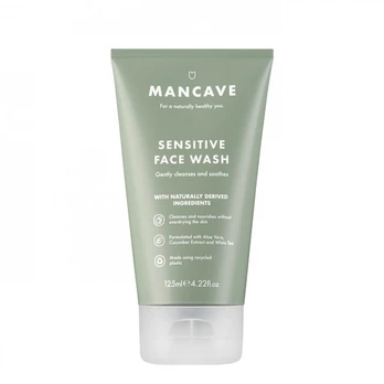 MAN CAVE SENSITIVE veido prausiklis, 125 ml