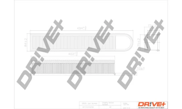 Oro filtras Dr!ve+ DP1110.10.0159