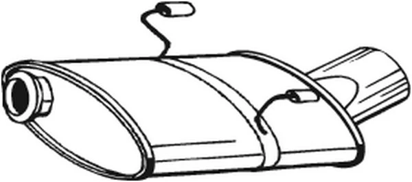 BOSAL BOS190-317 Exhaust system rear silencer