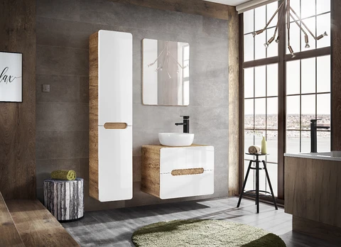 Vonios spintelė COMAD ARUBA WHITE 828-UN-60CM FSC, balta