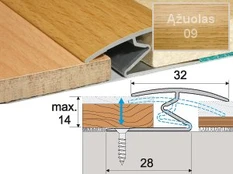 Profilis Effector A69 sujungimo | ąžuolas 90 cm