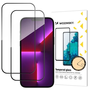 Wozinsky Full Glue Tempered Glass 2-Pack for iPhone 17 / 16 Pro
