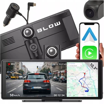 Automobilio kamera 10,3" Full HD, Android Auto, CarPlay