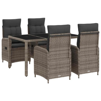 Lauko valgomojo komplektas su pagalve 5 pcs