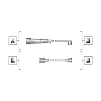 MAGNETI MARELLI 941319170011 Ignition lead set
