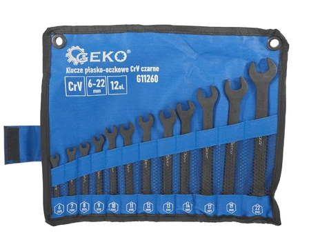 Veržliarakčiai Geko CRV-juodi 6-22mm 12vnt. (20)