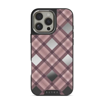 Asap - iPhone 16 Pro Case, Elite Mirror Dark (MagSafe) / Silver