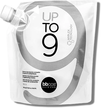 BBCOS UP TO 9 BLEACHING POWDER balinimo milteliai 500gr