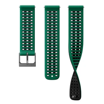 SUUNTO 22 ATH9 SILICONE STRAP PINE GREEN S+M Sportinis laikrodžio dirželis