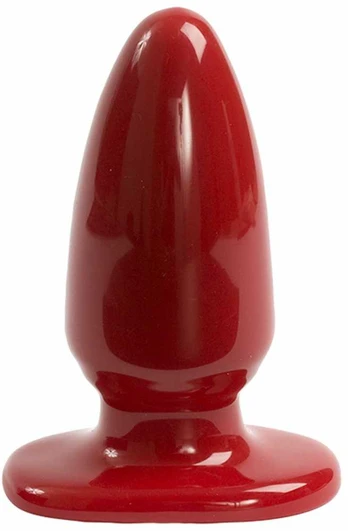 Doc Johnson Raudona Boy Large Anal Plug - Body-Safe Antibacterial Material