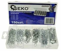 GEKO Pružinové závlačky sada 150 ks