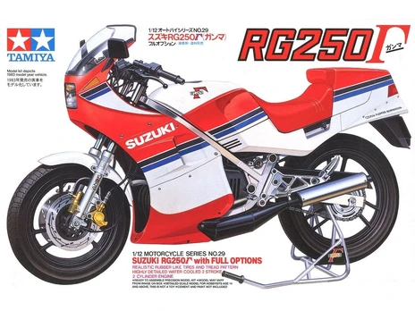 Konstruktorius Tamiya - Suzuki RG250Γ with Full Options, 1/12, 14029