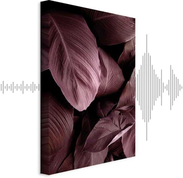 Artgeist Paveikslas - Velvet Leaves (1 Part) Vertical