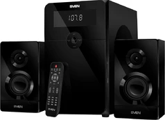 Sven Speakers SVEN MS-2250, black (80W, FM, USB/SD, Display, RC, Bluetooth) kaina
