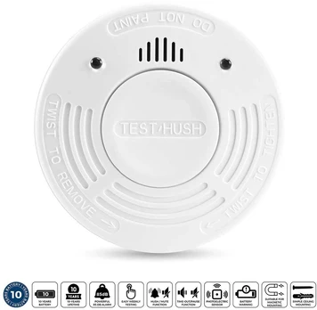 Alecto Alecto Smoke Detector with 10 year battery and sensor runtime