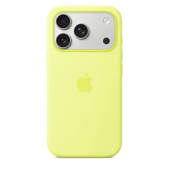 Dėklas Apple iPhone 17 Pro Silicone Case with MagSafe Neon Yellow
