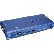TRENDNET 4 prievadų USB KVM jungiklio rinkinys kaina