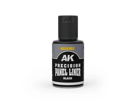 AK Interactive juodas Panel Liner sendinimo skystis, 30 ml AK12102