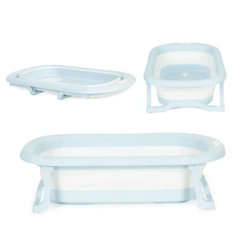 Vaikiška vonelė EcoToys Foldable, žydra, 79 cm