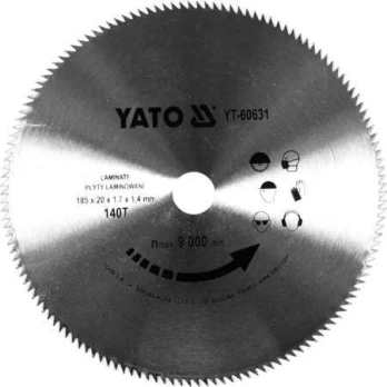 Yato pjovimo skydas 185x140x20 (YT-60631)