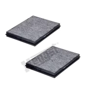 Filtras, salono oras HENGST FILTER E960LC-2 kaina