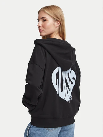 Guess Jeans Džemperis 184165 Juoda Classic Fit