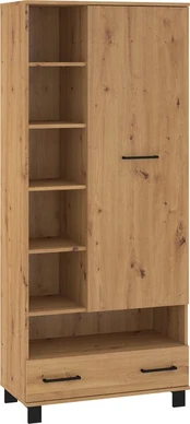 Vitrina Meblocross 1D1SP, ruda