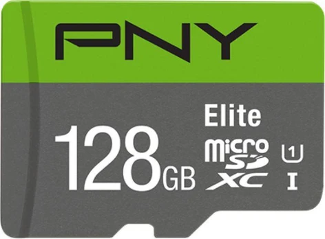 Atminties kortelė PNY Elite Micro SDXC 128GB + Adapteris SD