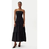 Eleh Vakarinė suknelė ESS250137 Juoda Regular Fit