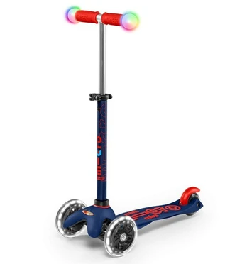 Triratis paspirtukas Micro Mini Deluxe Magic - Navy Blue
