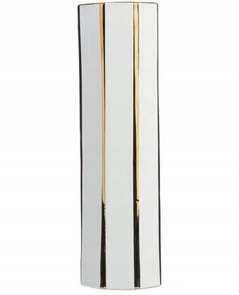 Vaza gėlėms 40 cm keraminė balta