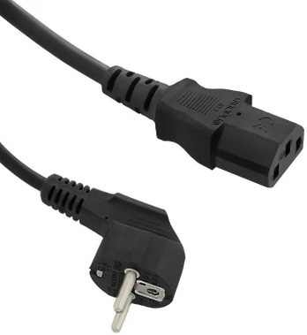 Laidas Qoltec AC, IEC-320-C13, 1.4 m, juoda