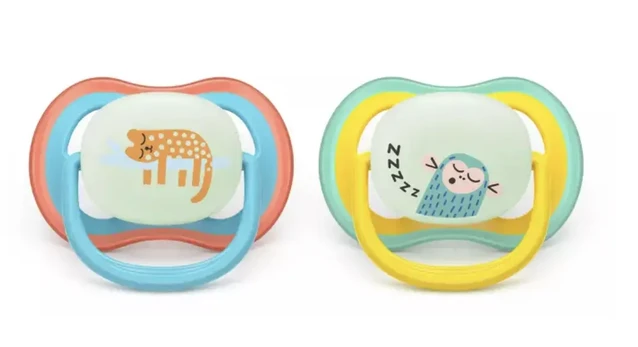 Rankšluostis Philips Avent Ultra Air Night Pacifier 18m+ 2pcs