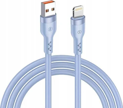 USB kabelis T-Phox USB-A - Lightning 1,2 m Mėlyna
