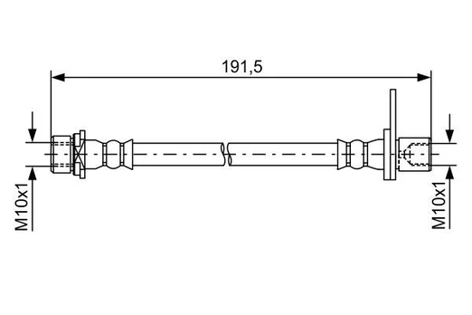 Stabdžių žarnelė BOSCH 1 987 481 738