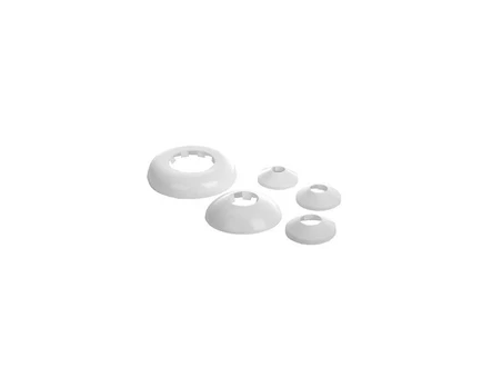 Apdailos gaubtas 28 AQUER, baltas, plastikinis