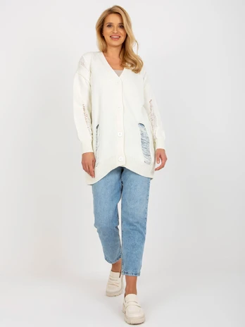 Cardigan-LC-SW-8042.71-ekru