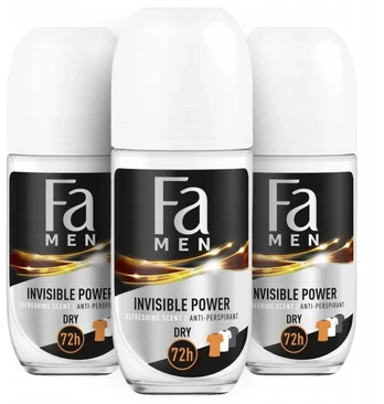 Fa Men Xtreme Power Roll-on antiperspirantas 50ml X3