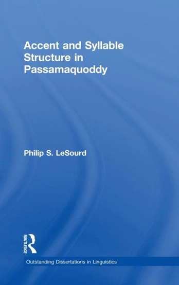 Accent & Syllable Structure in Passamaquoddy